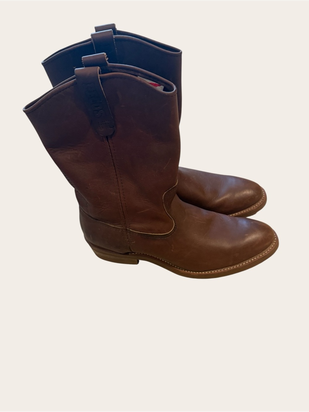 Brand new Red Wing Shoes Brown Leather Cowboy Boots